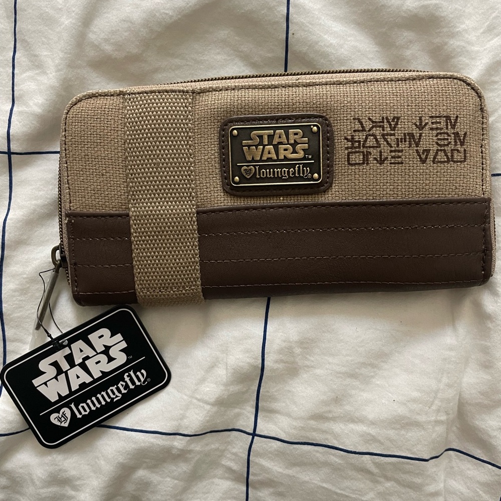 New Loungefly Star Wars Beige and Brown Wallet - Picture 5 of 6